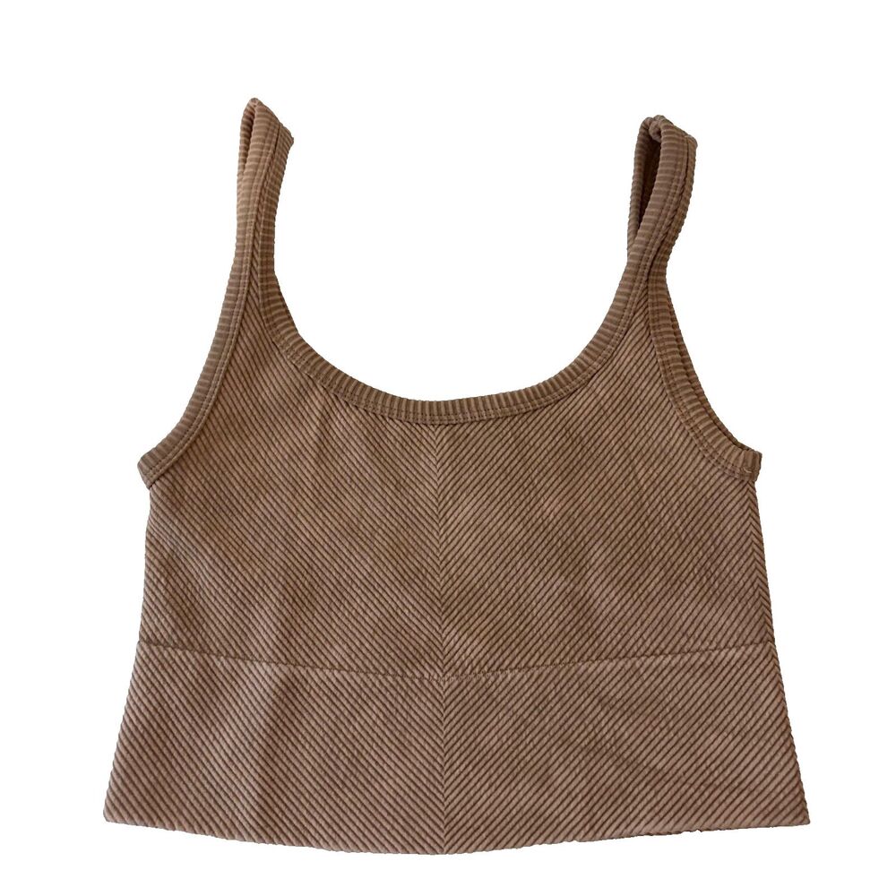 Gypsy + Jade Tank Top Women's XS/S Round Neck Mineral Wash Ribbed Sleeveless